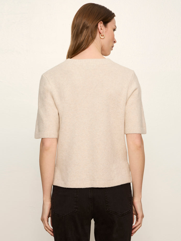 Perfect Sweater Tee Heather Dark Bone
