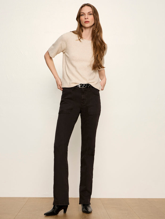 Perfect Sweater Tee Heather Dark Bone