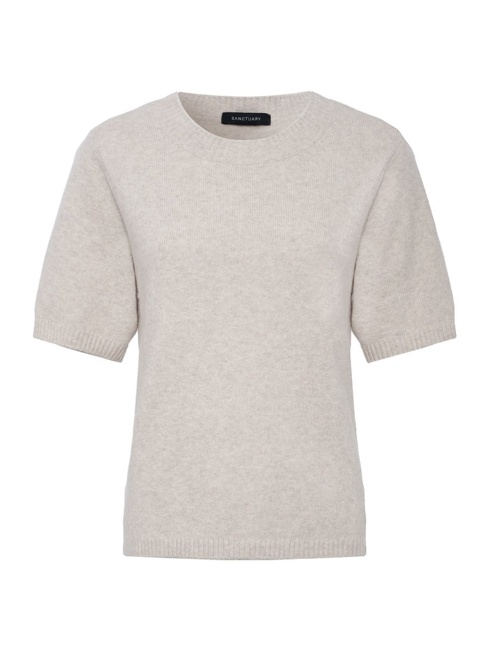 Perfect Sweater Tee Heather Dark Bone