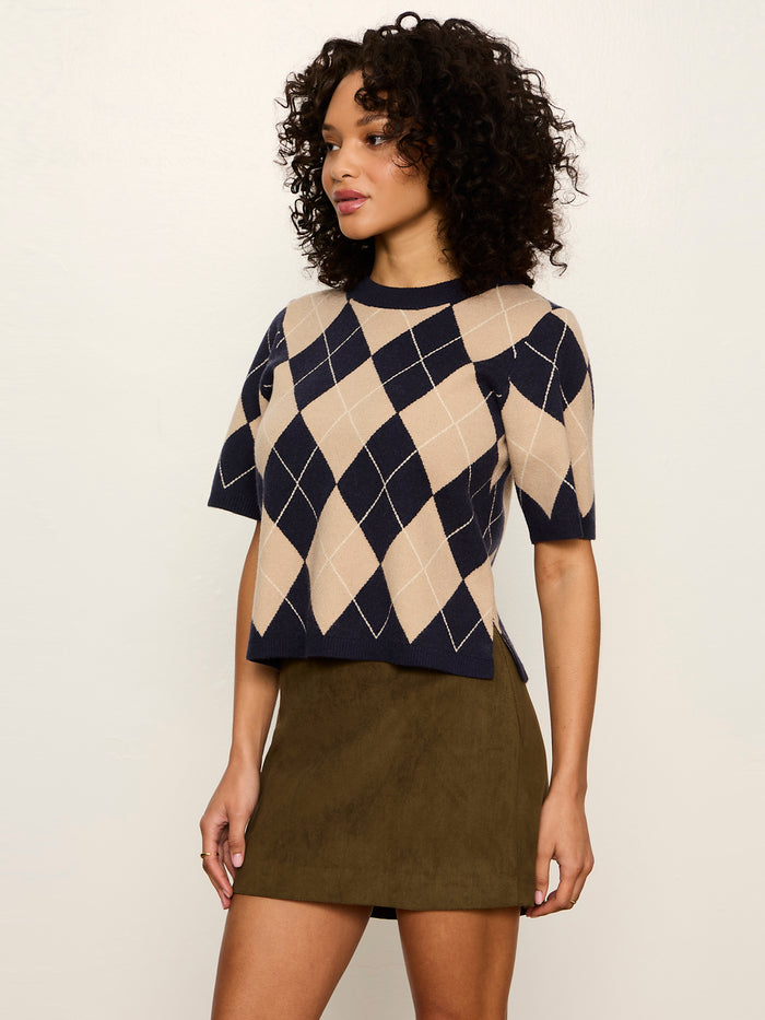 Perfect Sweater Tee Loma Argyle Petite Sizing