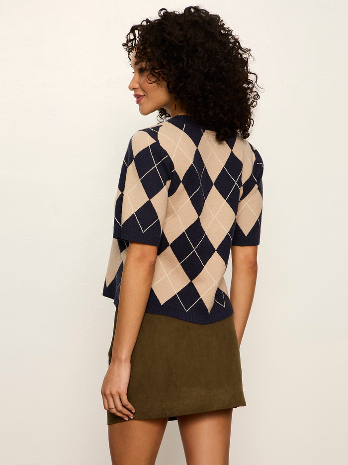 Perfect Sweater Tee Loma Argyle Petite Sizing