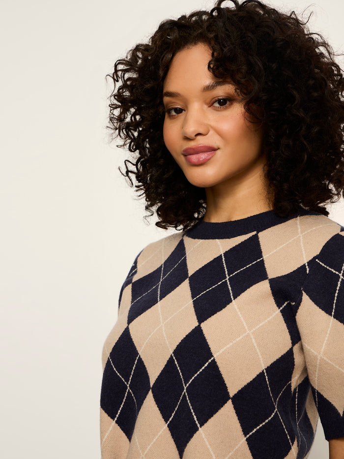 Perfect Sweater Tee Loma Argyle Petite Sizing