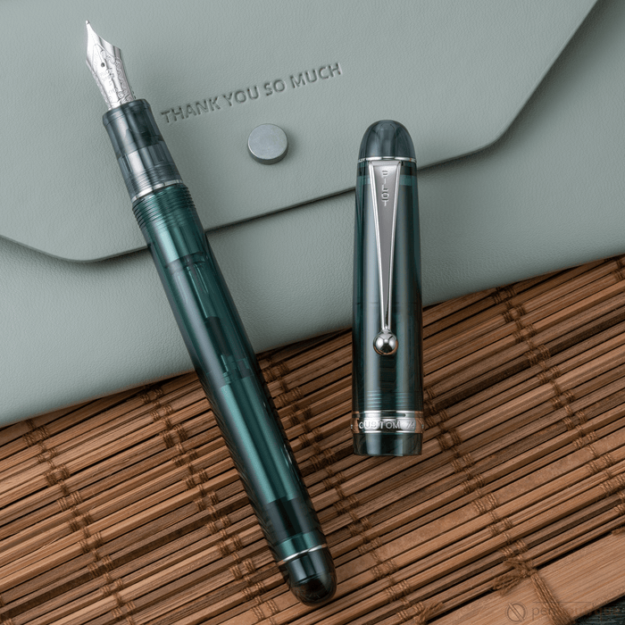 Pilot Custom 74 Fountain Pen - Forest Green - Pen Boutique Ltd