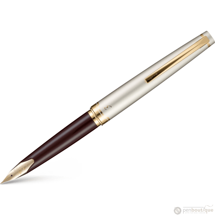 Pilot E95s Fountain Pen - Burgundy/Ivory - Pen Boutique Ltd