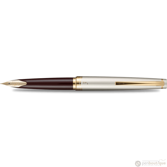Pilot E95s Fountain Pen - Burgundy/Ivory - Pen Boutique Ltd