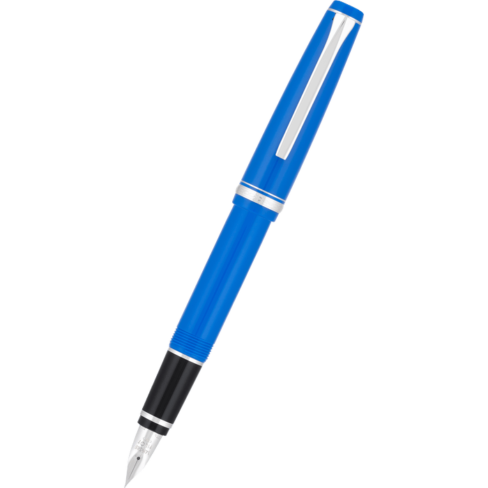 Pilot Falcon Fountain Pen - Marine Blue - Rhodium Trim - Pen Boutique Ltd