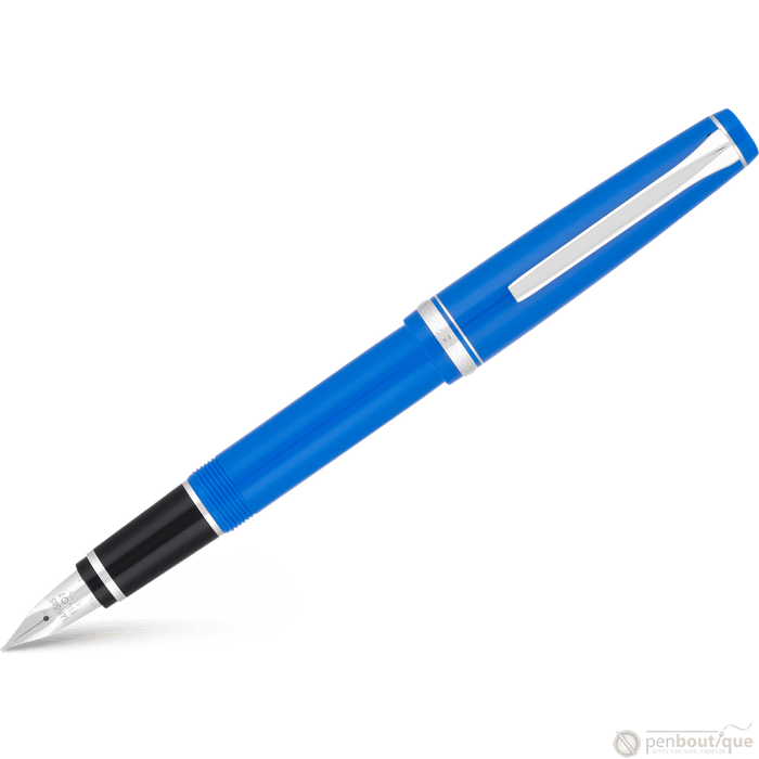 Pilot Falcon Fountain Pen - Marine Blue - Rhodium Trim - Pen Boutique Ltd