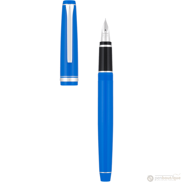Pilot Falcon Fountain Pen - Marine Blue - Rhodium Trim - Pen Boutique Ltd