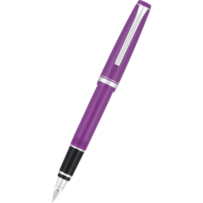 Pilot Falcon Fountain Pen - Plum Purple - Rhodium Trim - Pen Boutique Ltd