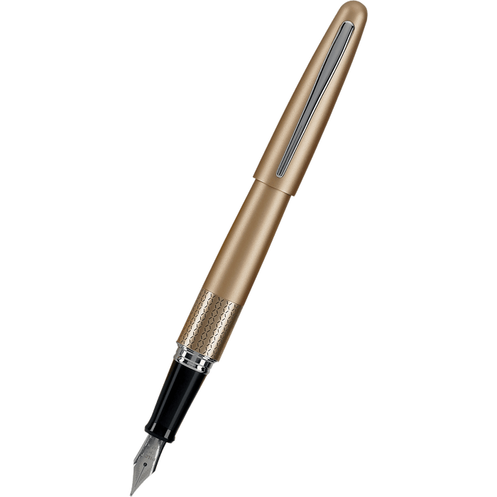 Pilot Fountain Pen - MR Collection - Gold Zig Zag - Medium - Pen Boutique Ltd
