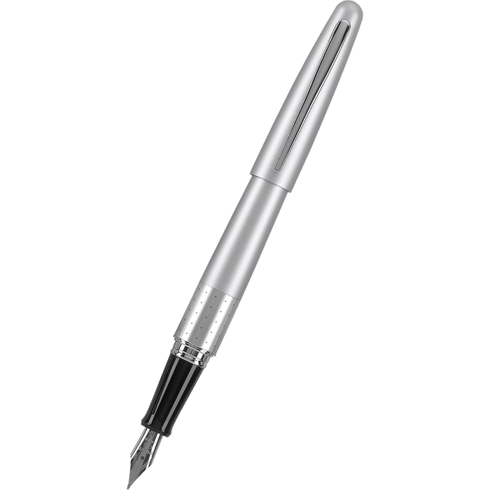 Pilot Fountain Pen - MR Collection - Silver Dots - Medium - Pen Boutique Ltd