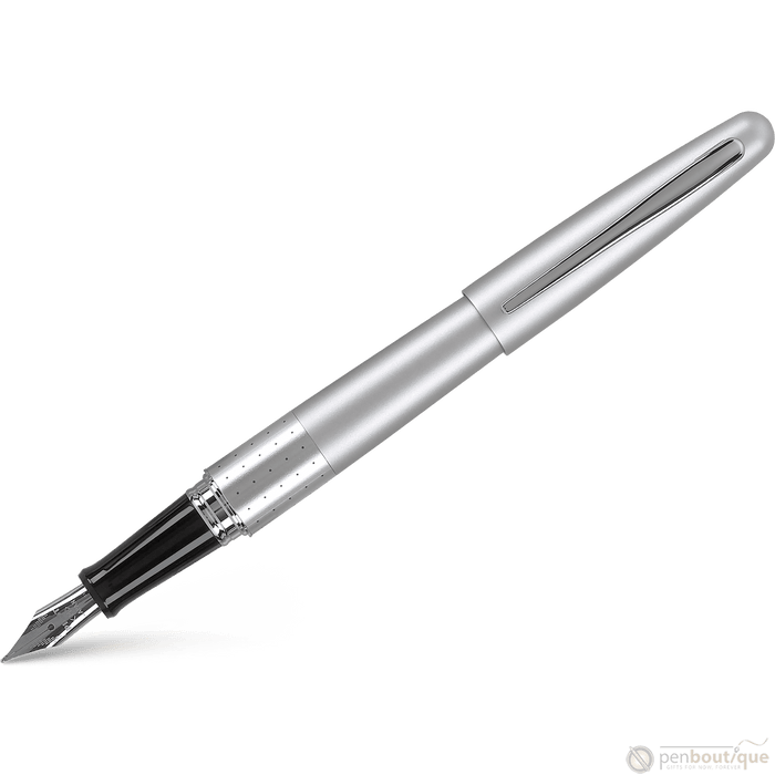 Pilot Fountain Pen - MR Collection - Silver Dots - Medium - Pen Boutique Ltd