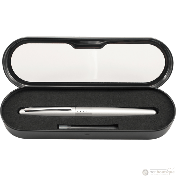 Pilot Fountain Pen - MR Collection - Silver Dots - Medium - Pen Boutique Ltd