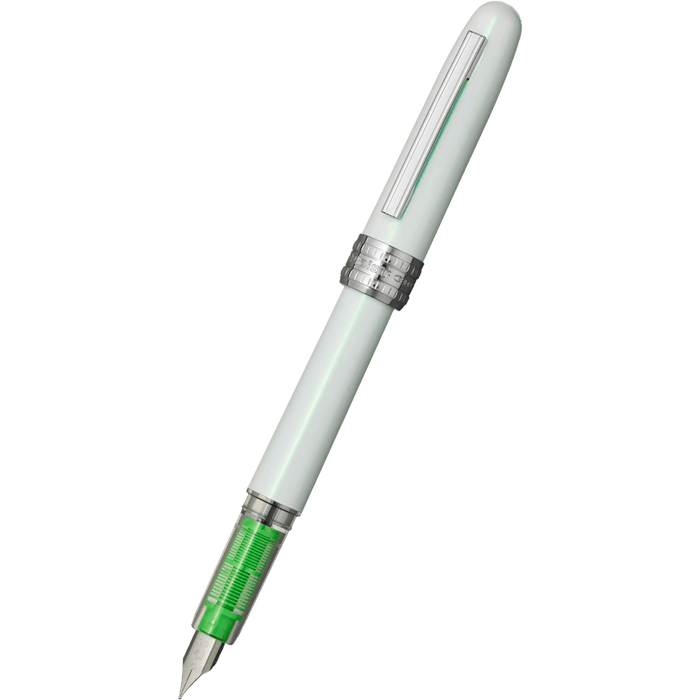 Platinum Plaisir Fountain Pen - Limited Edition - Aura Color of the Year 2022 - Healing Green - Pen Boutique Ltd