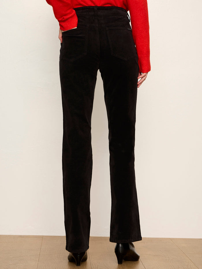 Play Date Velveteen Bootcut Pant Black