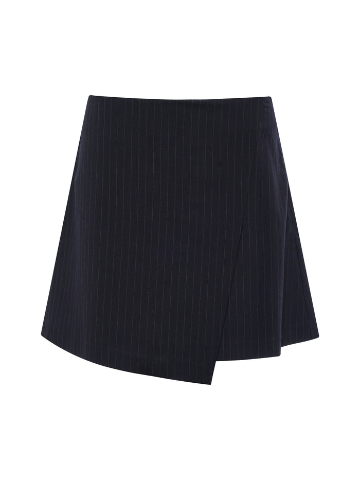 Playfull Mini Skort Navy Pinstripe