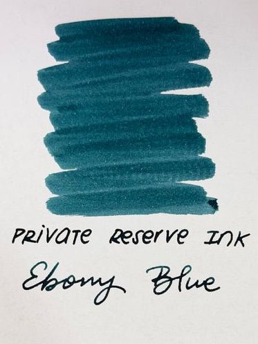 Private Reserve Winter Color Ink Bottle - Ebony Blue - 60ml - Pen Boutique Ltd