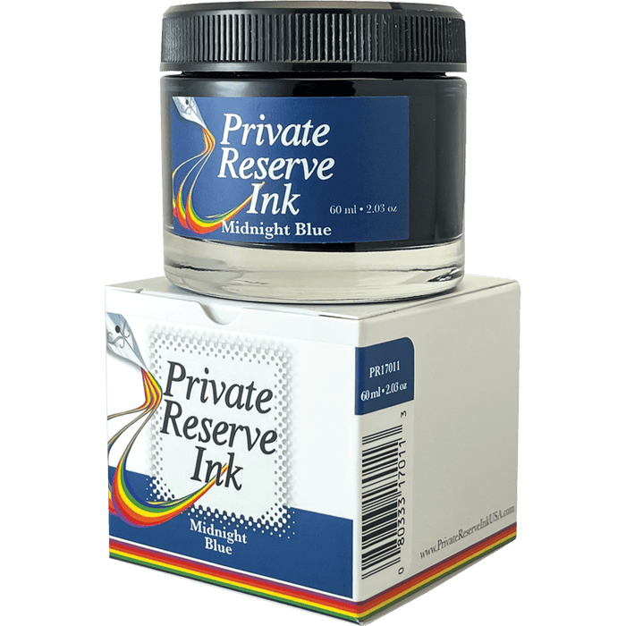 Private Reserve Winter Color Ink Bottle - Midnight Blue - 60ml - Pen Boutique Ltd