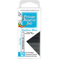Private Reserve Winter Color Ink Cartridges - Daphne Blue (12 per pack) - Pen Boutique Ltd