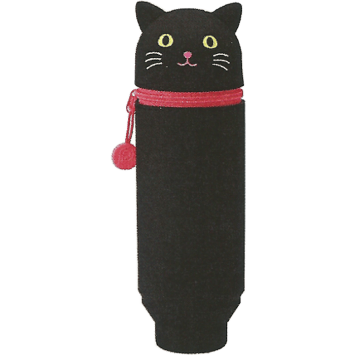 Punilabo Silicone Stand Up Pen Cases - Black Cat - Pen Boutique Ltd
