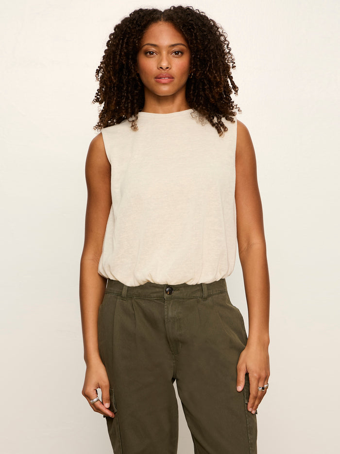 Quinn Bubble Shell Tank Bone