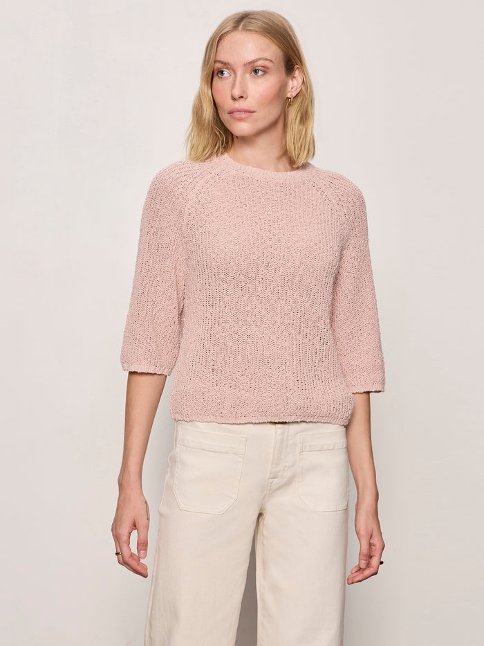 Raglan Sweater Tee Bleached Pink