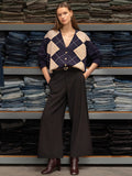 Reese Wide Leg Trouser Black