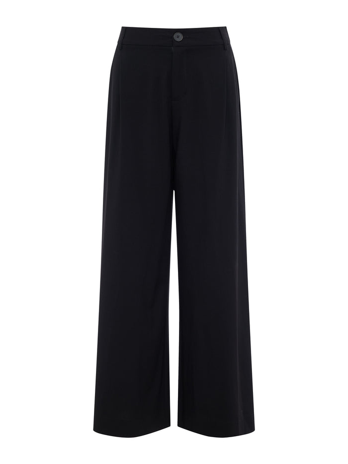 Reese Wide Leg Trouser Black
