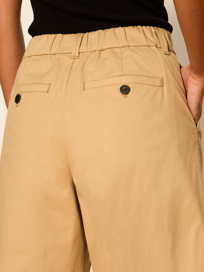 Reese Wide Leg Trouser Khaki