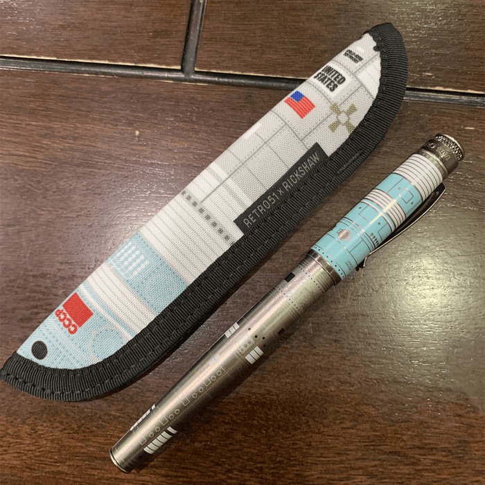 Retro 51 Apollo - Soyuz Rickshaw Single Pen Case - Pen Boutique Ltd