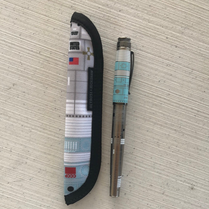 Retro 51 Apollo - Soyuz Rickshaw Single Pen Case - Pen Boutique Ltd