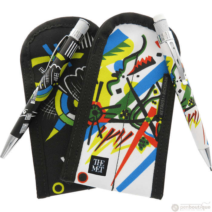 Retro 51 Rickshaw Double Pen Sleeve - Kandinsky - Pen Boutique Ltd