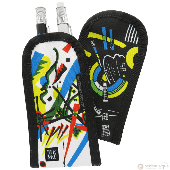 Retro 51 Rickshaw Double Pen Sleeve - Kandinsky - Pen Boutique Ltd