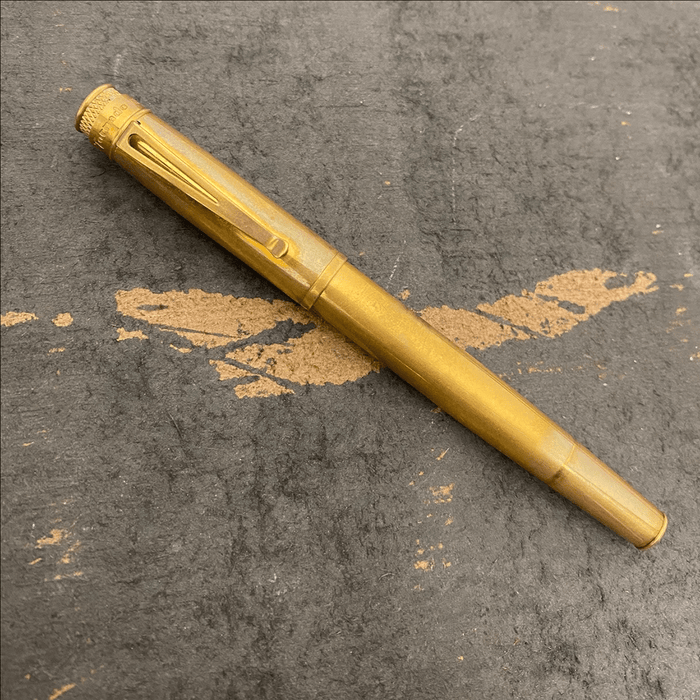 Retro 51 Tornado Fountain Pen - Raw Brass - Pen Boutique Ltd