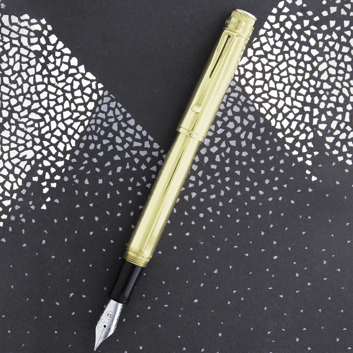 Retro 51 Tornado Fountain Pen - Raw Brass - Pen Boutique Ltd