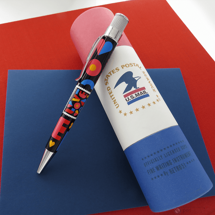 Retro 51 Tornado Rollerball Pen - USPS 2021 Love Stamp - Pen Boutique Ltd