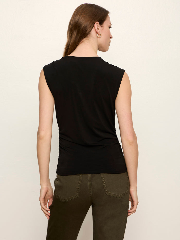 Revelry Asymmetrical Top Black