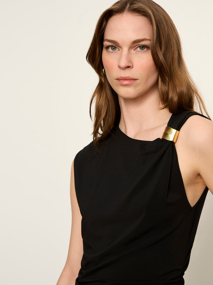 Revelry Asymmetrical Top Black
