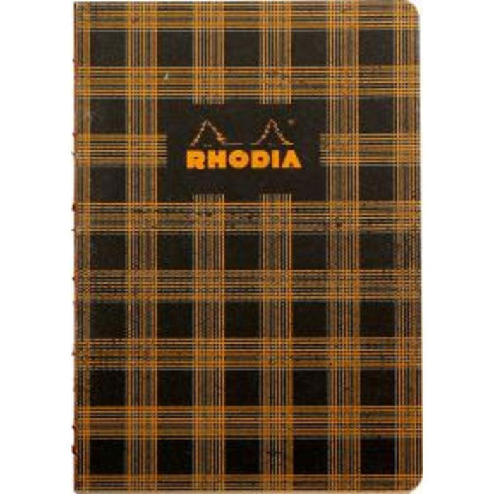 Rhodia Heritage Book Block Notebook - Tartan Graph ( A5 - 6" x 8.24") - Pen Boutique Ltd