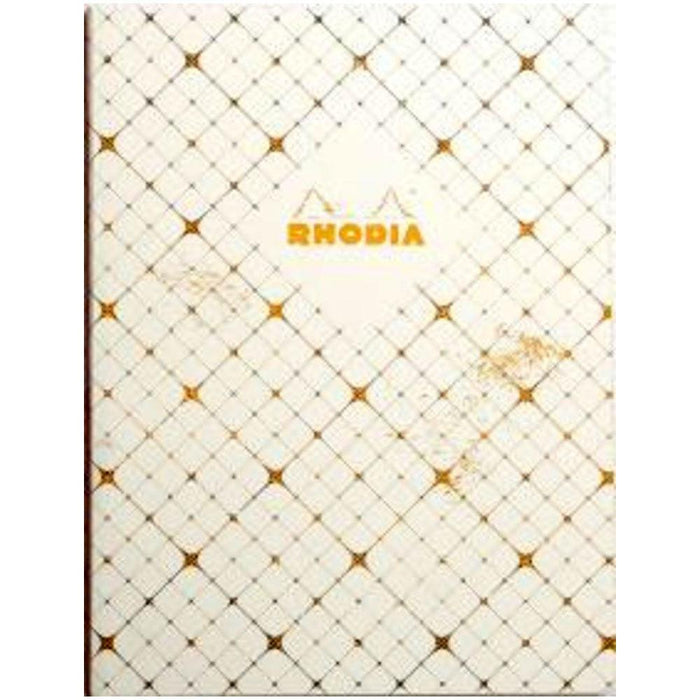 Rhodia Heritage Sewn Spine Notebook - Checkered Lined (A5 - 6" x 8.24") - Pen Boutique Ltd