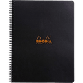 Rhodia Notebook Lined With Margin Black - Pen Boutique Ltd