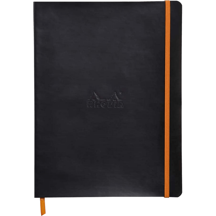 Rhodia Rhodiarama Notebook - Soft Cover - Black - Lined - Pen Boutique Ltd