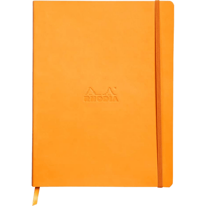 Rhodia Rhodiarama Notebook - Soft Cover - Orange - Lined - Pen Boutique Ltd