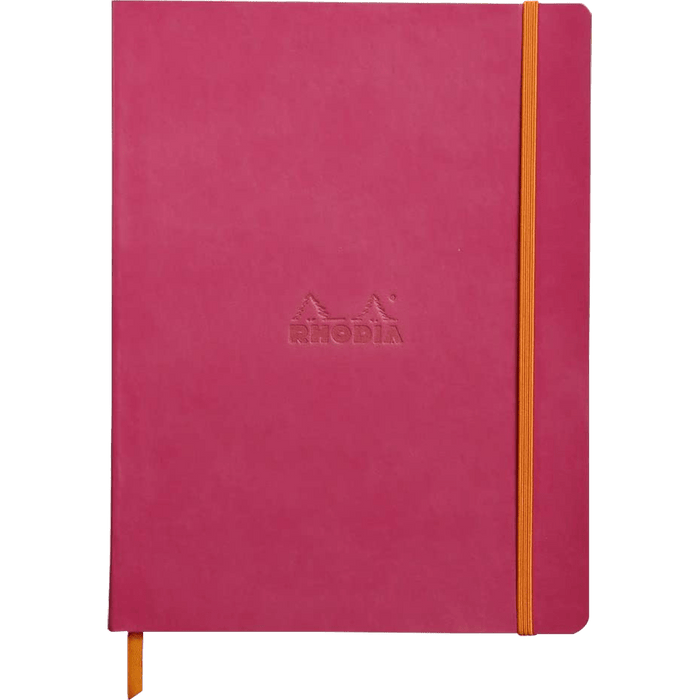 Rhodia Rhodiarama Notebook - Soft Cover - Raspberry - Lined - Pen Boutique Ltd