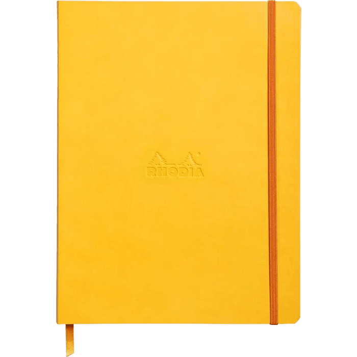 Rhodia Rhodiarama Notebook - Soft Cover - Yellow - Lined - Pen Boutique Ltd