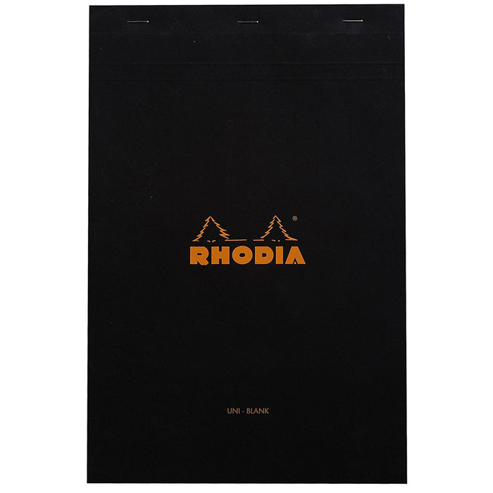 Rhodiapad Blk Bnk 80S 8 1/4 X 12 1/2 - Pen Boutique Ltd