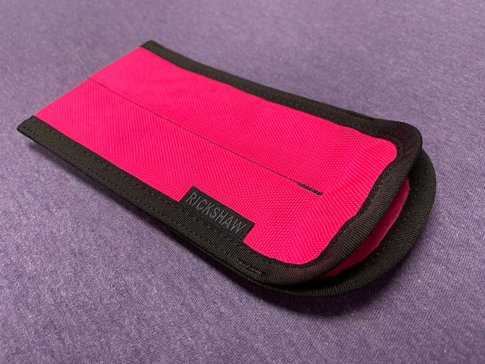 Rickshaw Plush Coozy Pen Case - Flo - Pink - Large (2 Pen) - Pen Boutique Ltd