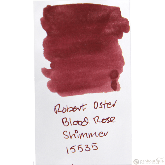 Robert Oster Shake'N'Shimmy Ink Bottle - Blood Rose - 50ml - Pen Boutique Ltd