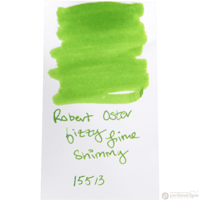 Robert Oster Shake'N'Shimmy Ink Bottle - Fizzy Lime - 50ml - Pen Boutique Ltd