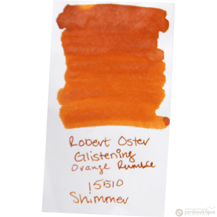 Robert Oster Shake'N'Shimmy Ink Bottle - Glistening Orange Rumble - 50ml - Pen Boutique Ltd